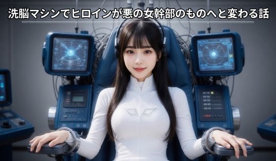 洗脳マシンでヒロインが悪の女幹部のものへと変わる話  エロ画像750807